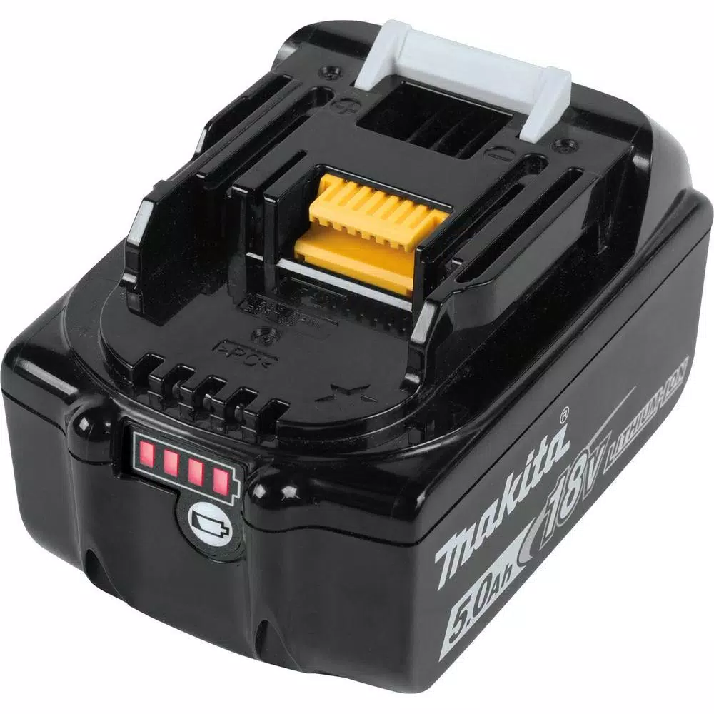 Makita 18V LXT Brushless 4-1/2"/5" Paddle Switch Angle Grinder Kit with 5.0Ah Battery