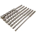 Kateya 7-Piece Carbide Tipped SDS MAX Masonry Drill Bit Set for Concrete, Brick, and Stone thumbnail 4