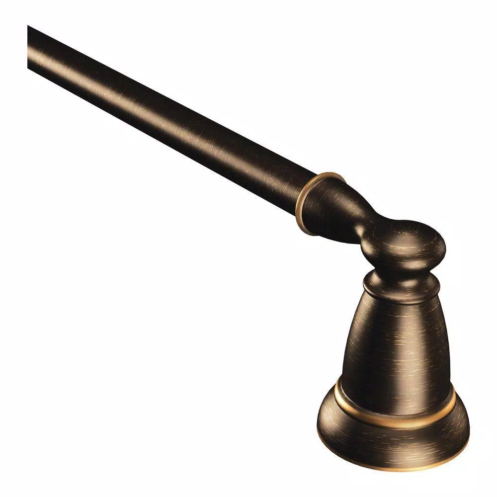 MOEN Banbury 18 in. Single Towel Bar in Mediterranean Bronze