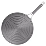 Circulon Elementum 11 in. Hard-Anodized Aluminum Nonstick Grill Pan, Oyster Gray thumbnail 3