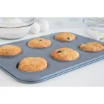 Fox Run Preferred Non-Stick Large Muffin Top Pan, 6-Cup Carbon Steel thumbnail 2