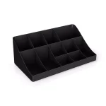 Mind Reader 15-Compartment Coffee Condiment & Cup and Lid Organizer Set, Black thumbnail 4