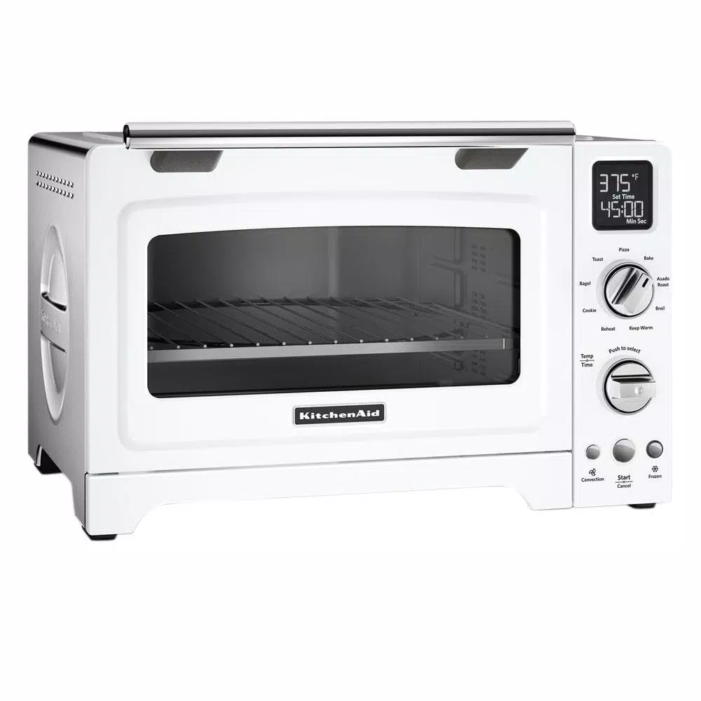 KitchenAid 12 in. Digital Countertop Convection Toaster Oven, 2000W, White