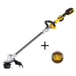 DEWALT 20V MAX Cordless Brushless String Trimmer Kit with 5 Ah Battery, Charger, and 225 ft. Replacement Line thumbnail 1