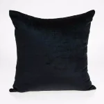 HomeRoots Jordan Transitional Black Solid Decorative Pillow Cover, 20 x 20 in. thumbnail 1