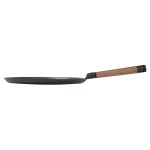 MasterPan 11 in. Non-Stick Cast Aluminum Crepe Pan with Detachable Handle, Induction Compatible, Black thumbnail 4