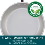 Rachael Ray Create Delicious 14.25-Inch Aluminum Nonstick Wok, Teal Shimmer thumbnail 5
