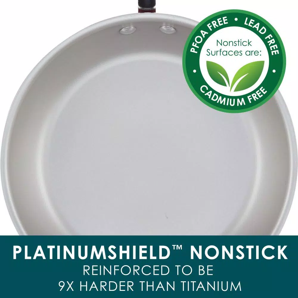 Rachael Ray Create Delicious 14.25-Inch Aluminum Nonstick Wok, Teal Shimmer