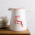 Molly Hatch 7 in. Reindeer Ceramic Pitcher, 56 oz. thumbnail 2