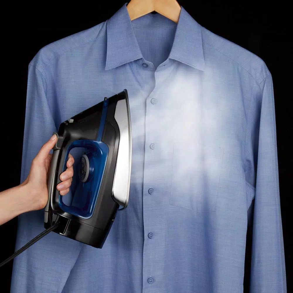 Hamilton Beach Retractable Cord Steam Iron with Stainless Steel Soleplate
