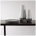 Mercana Harrier II Large White Geometric Ceramic Table Vase thumbnail 6