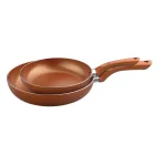 Brentwood Appliances 7-Piece Copper Nonstick Cookware Set with Ergonomic Handles thumbnail 3