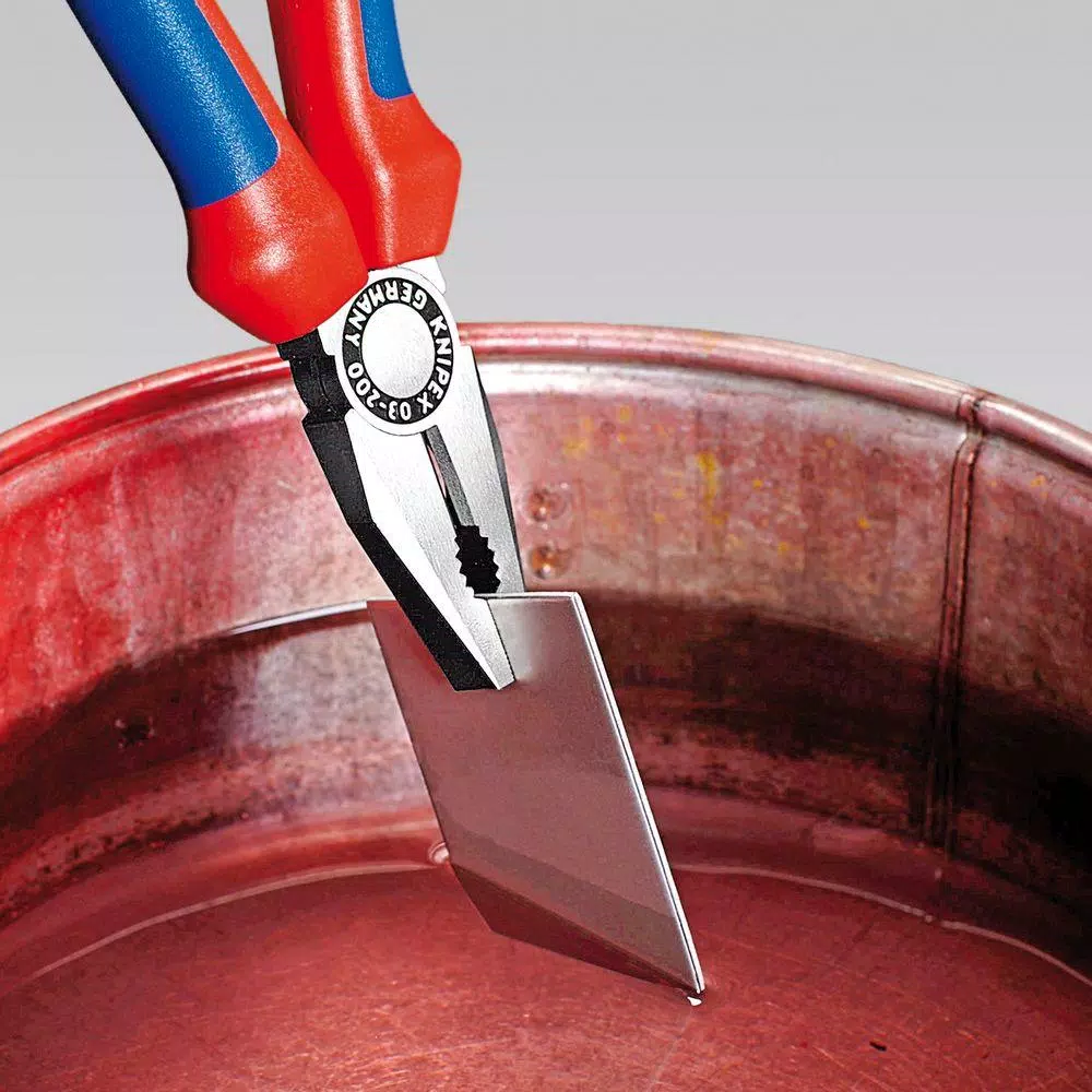 KNIPEX 8 in. Combination Pliers with Comfort Grip Handles