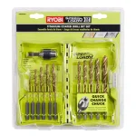 RYOBI SpeedLoad+ Titanium Drill Bit Set, 17-Piece with Hex Shank Chuck thumbnail 1