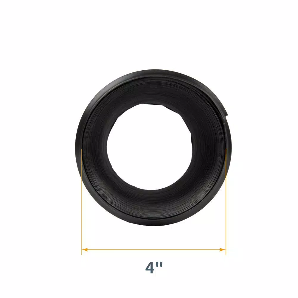POWERTEC 4 in. Flexible Dust Collection Hose, Expandable Polypropylene Extraction Hose