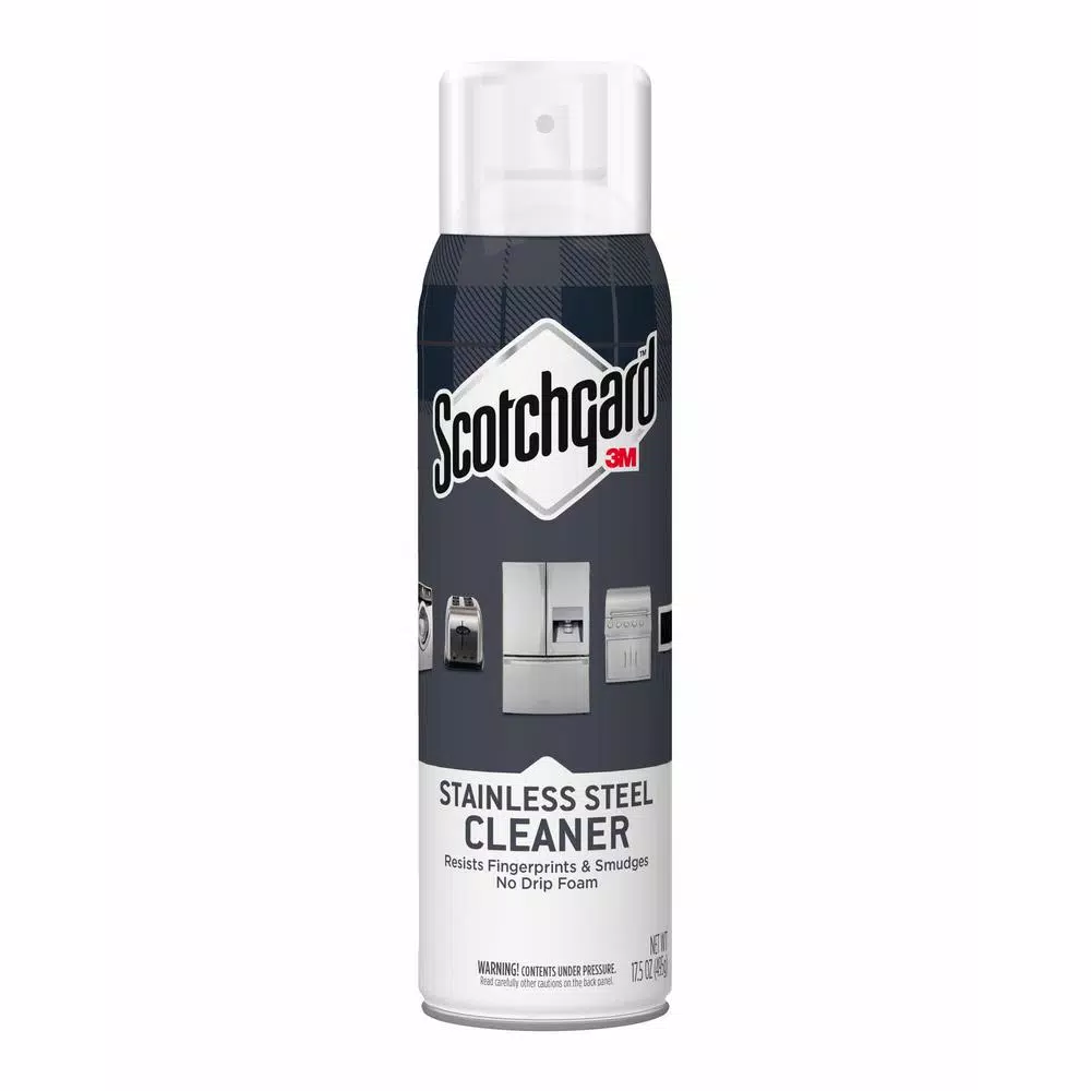 3M Scotchgard Stainless Steel Cleaner Aerosol, 17.5 oz