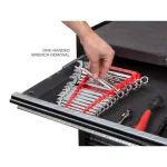 TEKTON 13-Tool Store-and-Go Wrench Rack Keeper, Red thumbnail 4