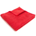 Renown 12-Pack Red Microfiber Cleaning Cloths, 12 in. x 12 in. General Purpose Towels, 260 GSM thumbnail 2