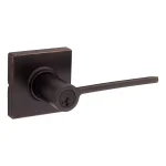 Kwikset Ladera Venetian Bronze Exterior Entry Door Lever with SmartKey Security thumbnail 1