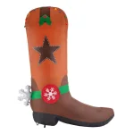 Home Accents Holiday 11 ft Giant LED Inflatable Cowboy Boot Christmas Yard Decoration thumbnail 1