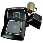 Gibson Elite Tequesta 16-Piece Stoneware Dinnerware Set, Tan, Service for 4 thumbnail 4