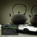 Ovente 1500W Double Burner Infrared Hot Plate, 7.5 in. Ceramic Glass Cooktop with Temperature Control thumbnail 5