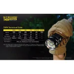 NITECORE TM9K 9500 Lumens Tactical LED Flashlight, USB-C Rechargeable thumbnail 9
