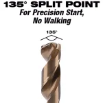 Milwaukee Red Helix 9/32 in. Cobalt Twist Drill Bit thumbnail 4