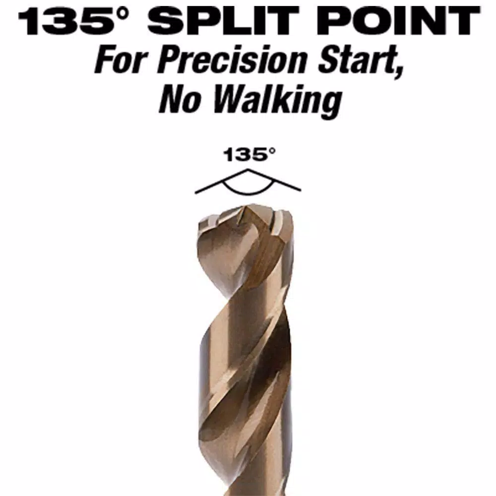 Milwaukee Red Helix 9/32 in. Cobalt Twist Drill Bit
