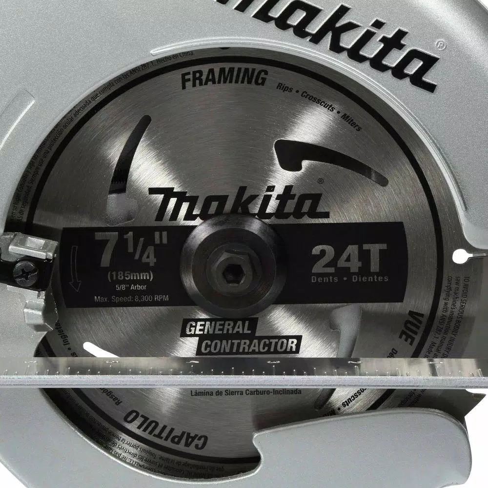 Makita 15 Amp 7-1/4 in. Corded Circular Saw with 56 Degree Bevel Capacity and Hard Case