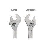 TEKTON 10 in. Adjustable Wrench, Carbon Steel with Satin Chrome Finish thumbnail 6
