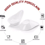 MALACASA 4.5 in. White Ceramic Ramekins Set of 12 - Porcelain Souffle and Creme Brulee Dishes thumbnail 3
