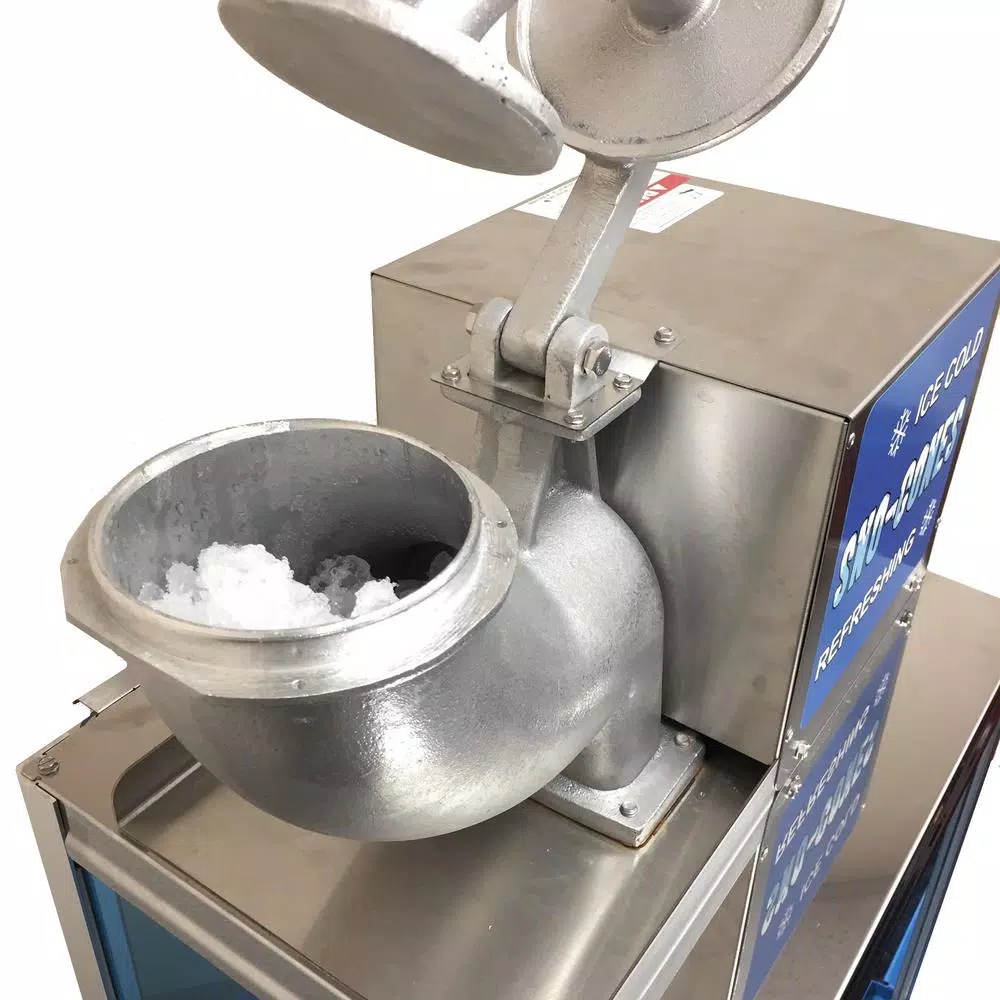 Paragon Arctic Blast Blue Stainless Steel Countertop Snow Cone Machine, 8000 oz Capacity