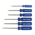 Best Way Tools 6-Piece Torx Screwdriver Set with Canvas Carrying Pouch, Star Drive thumbnail 1