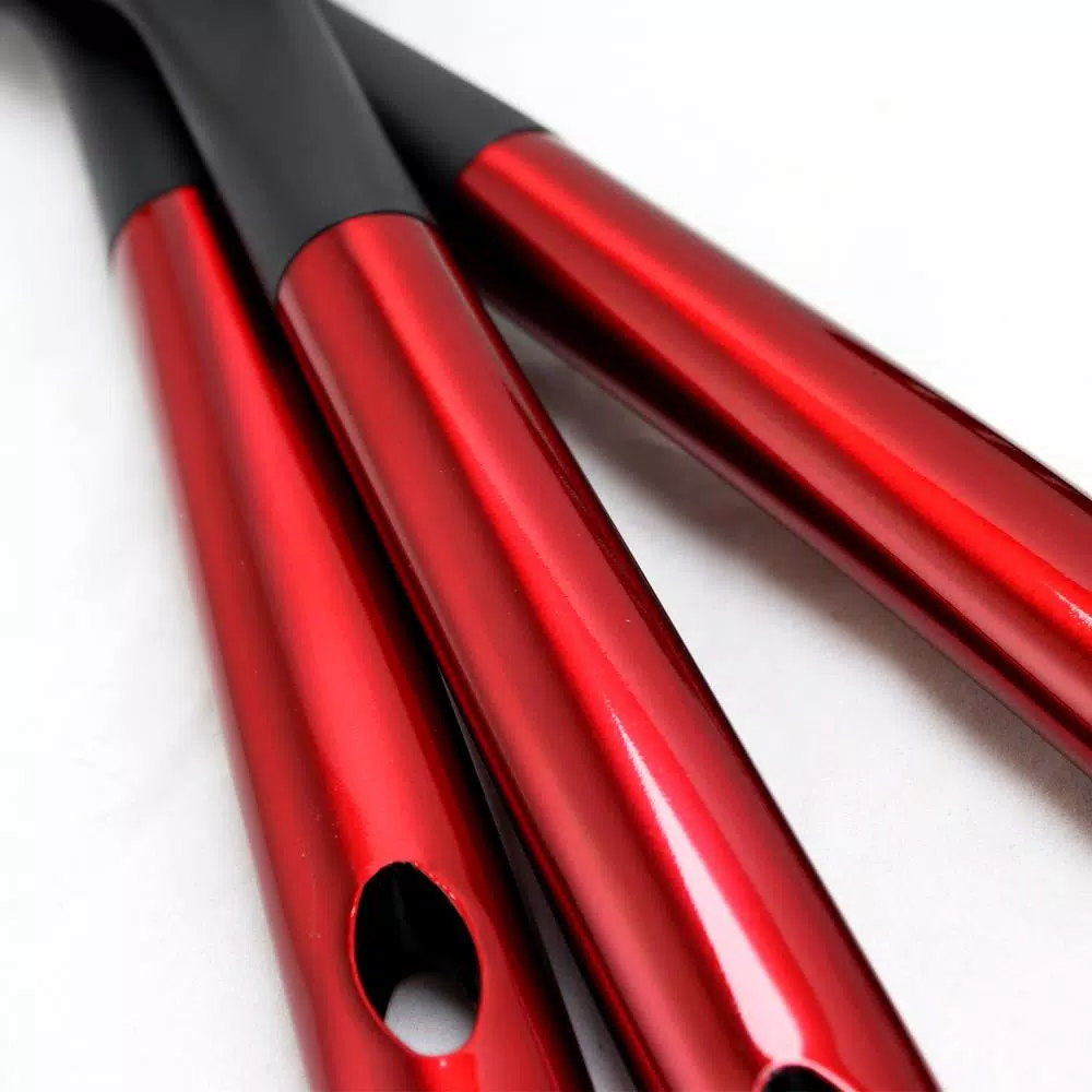 Better Chef 6-Piece Nylon and Stainless Steel Kitchen Utensil Set, Red
