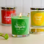 LUMABASE Cocktail Collection Scented Candles Set of 3 - Cosmo, Margarita, Lemon Drop (10 oz. Each) thumbnail 3