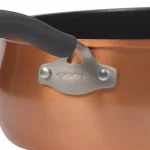 Epicurious 6 Qt. Hard-Anodized Aluminum Nonstick Saute Pan with Glass Lid, Copper thumbnail 5