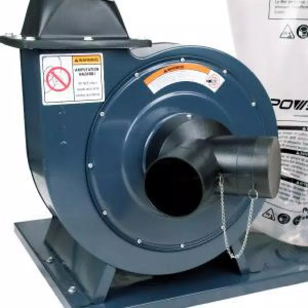 POWERTEC 1.5 HP Portable Dust Collector, 1250 CFM, 2.5 Micron Filtration