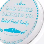 General Store Gibson Home General Store Cottage Chic 4.25 Qt. Glass Canister with Steel Lid, Blue Print thumbnail 2