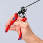 KNIPEX 6-1/4 in. Wire Rope Cutter, High-Strength Cable Cutting Pliers thumbnail 5
