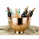 Old Dutch 5 Gallon Decor Copper Lion's Head Beverage Cooler - Hammered Copper Finish thumbnail 3