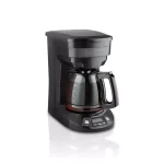 Hamilton Beach 12-Cup Programmable Drip Coffee Maker with Black Stainless Steel Accents thumbnail 4