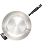 Farberware Classic Series 12 in. Stainless Steel 6-Quart Jumbo Chef Pan with Glass Lid thumbnail 2