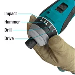 Makita 18V LXT Brushless 4-Function Hybrid Impact Hammer Driver Drill (Tool Only) thumbnail 2