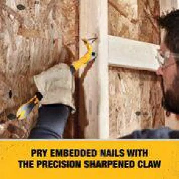 DEWALT 9 in. Precision Claw Bar Pry Bar with I-Beam Design