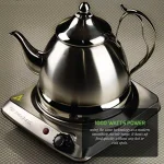 Ovente 1000W Single Hot Plate Electric Infrared Glass Cooktop Burner, 7 in., Silver thumbnail 5