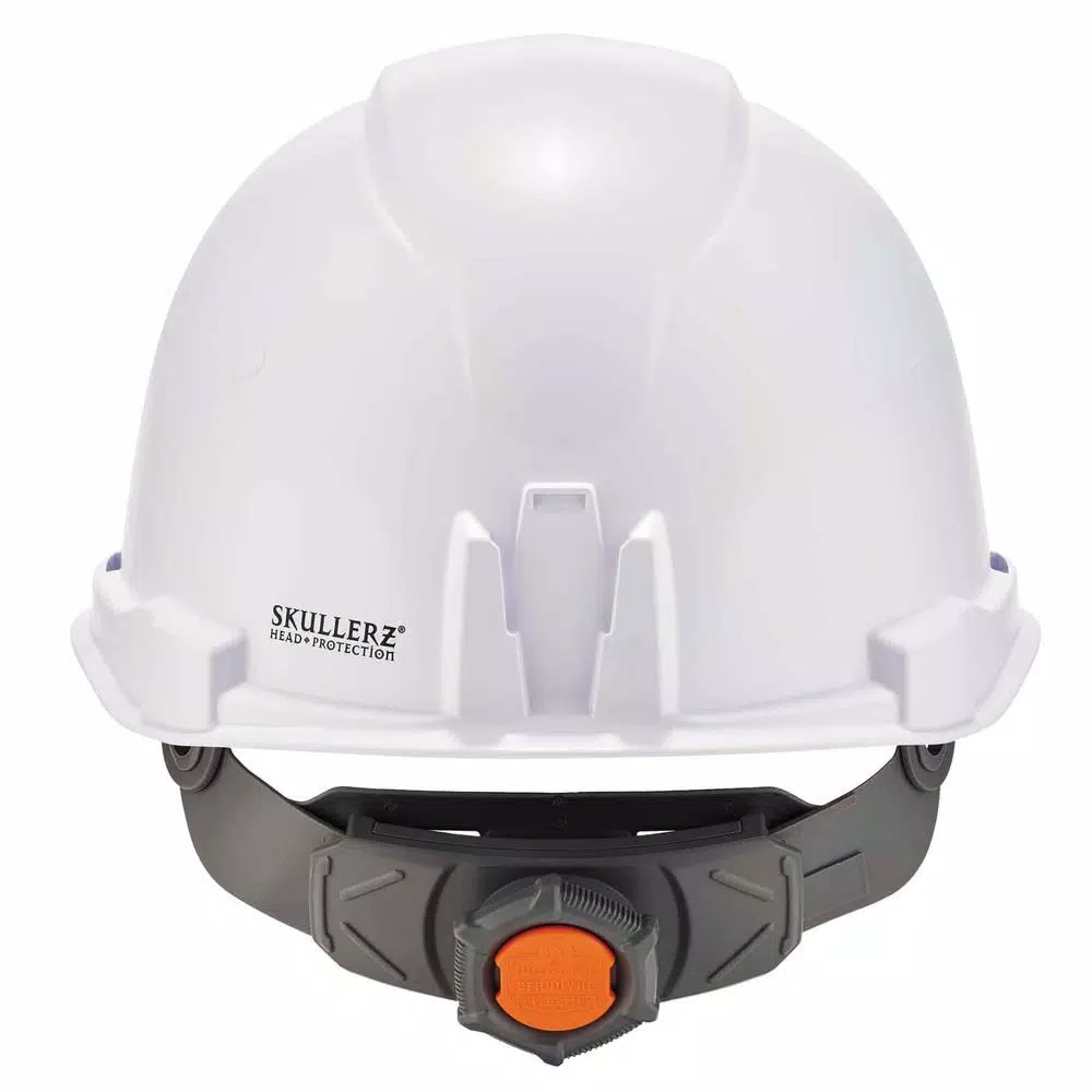 Ergodyne Skullerz 8970 Class E White Cap Style Hard Hat with Ratchet Suspension