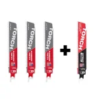 Milwaukee 6 in. 7 TPI The TORCH Carbide & Nitrus Carbide Reciprocating Saw Blade 4-Pack thumbnail 1