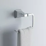 Speakman Rainier Polished Chrome Towel Ring - Square Design Hand Towel Holder thumbnail 6