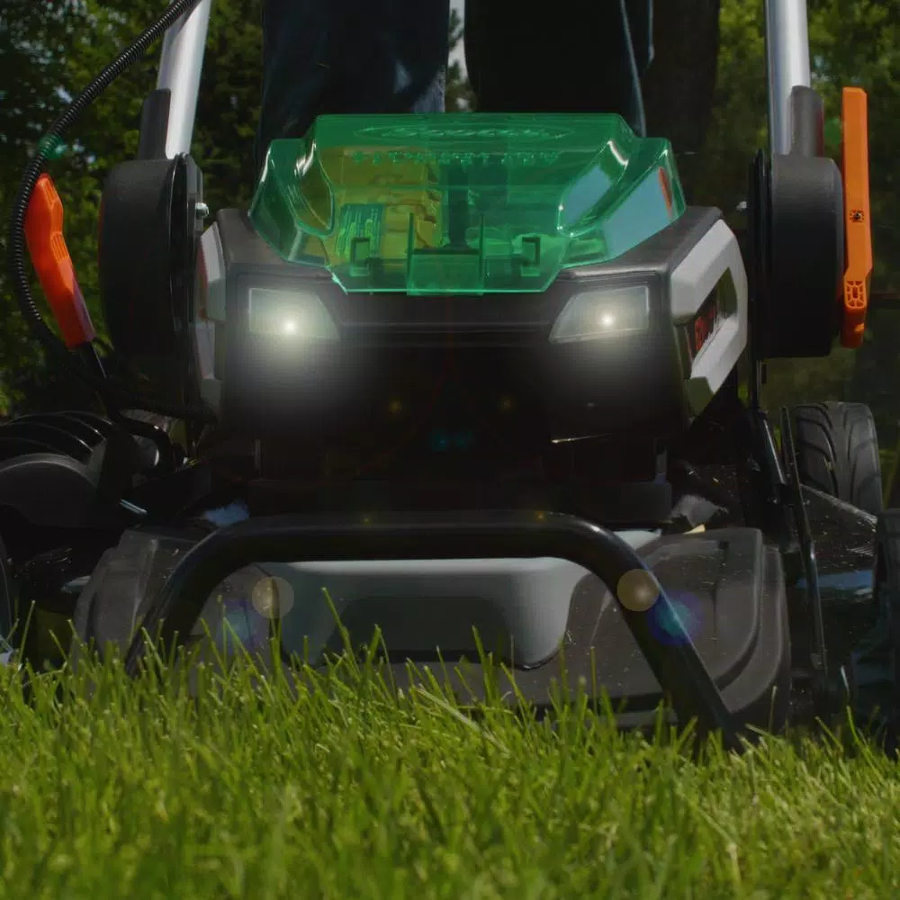 Scotts 21 in. 62V Cordless Lithium-Ion Battery Walk Behind Push Mower with 5 Ah Battery and Charger